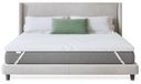 Surmatelas 135x190 cm, 5 cm, mousse à mémoire de gel, respirant