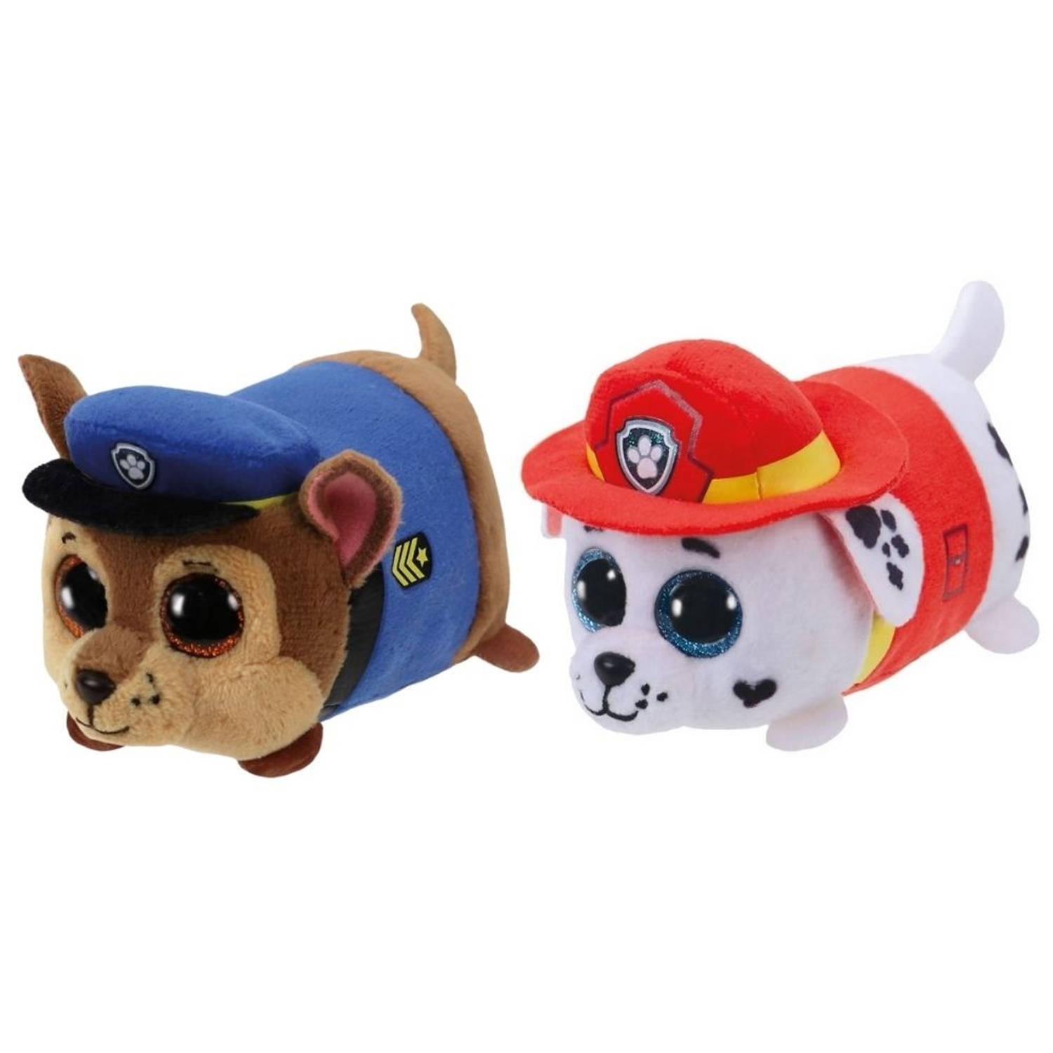 TY - Knuffel - Teeny Paw Patrol - Chase & Marshal