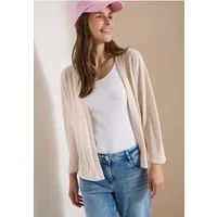 Cecil Open jas in effen kleur met 3/4 mouwen Pearl beige M