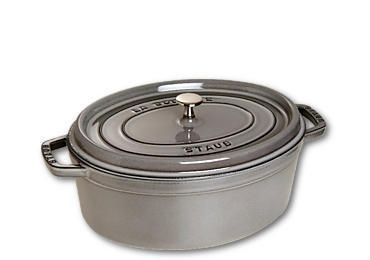 Staub Cocotte - 33cm - 6.5 liter - Gietijzer - Grijs