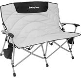 KingCamp Campingstoel Sofa Comfort Duo Dubbel - Loungestoel voor 2 personen, 272 kg, Zwart