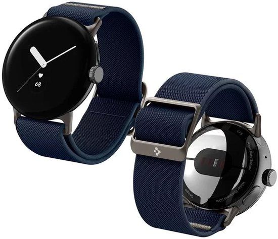 Spigen Lite Fit - Bandje Geschikt voor Google Pixel Watch / Watch 2 - Blauw