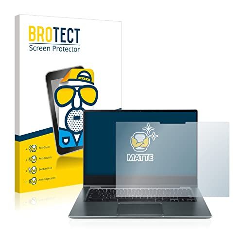 brotect Antireflecterende Beschermfolie compatibel met Acer Chromebook Spin 514 Anti-Glare Screen Protector, Mat, Ontspiegelend