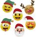 Diamantstickers kerstsfeer 6 pièces