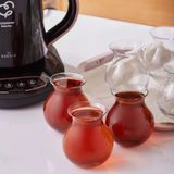 Karaca Home Karaca Refikadan Tatlıcan Turkse theeglazen, 6 stuks, vaatwasmachinebestendig, uniek design, praktisch