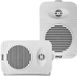 Pyle Luidsprekerset – Indoor/Outdoor – 500 W – Waterdicht – 2-weg Full-Range – 13,3 cm Speakers – Wit (Set van 2)