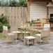 Maison Exclusive - Salon de jardin 7 pièces avec coussins en polyrotin beige