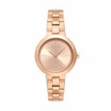 Armani Exchange AX5177 Dames Analoog Kwarts Horloge met Roestvrijstalen Armband, Goud