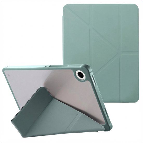imoshion Tablet Hoes - Geschikt voor Samsung Galaxy Tab A11 Plus - Bookcase - Donkergroen