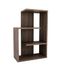 WELL HOME MOBILIARIO & DECORACIÓN Boekenkast, 100% melamine gecoate spaanplaat, walnoot