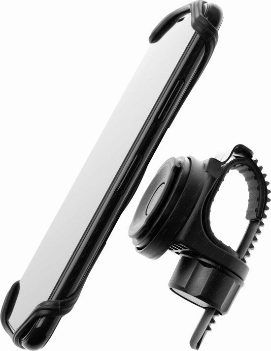 FIXED Bikee 2 - Fiets Telefoonhouder - Universeel - Zwart