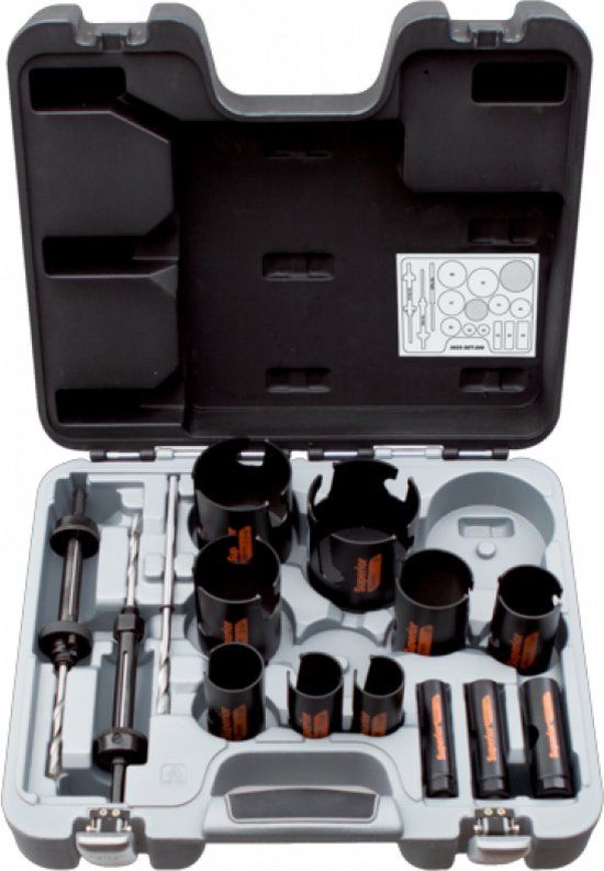 Bahco Gatzagenset 19/22/25/32/35/38/44/51/57/68/76 mm - 3833-SET-208