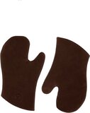 Witloft Classic Lederen Ovenwant Set - Dark Brown (Set van 2)