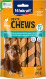 Vitakraft Dental Chews, hondenkauwbotten, kippenvlees en complex van werkzame stoffen, voor tandverzorging en mondhygiëne, zonder toegevoegde suiker (1 x 190 g)