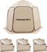 VEVOR Tente de réception, 3 x 2,8 m, 4-8 personnes, tente de réception pop-up, portable, abritée, avec sac de transport, côtés en filet, piquets, pour jardin, terrasse, cour, activités de plein air, beige