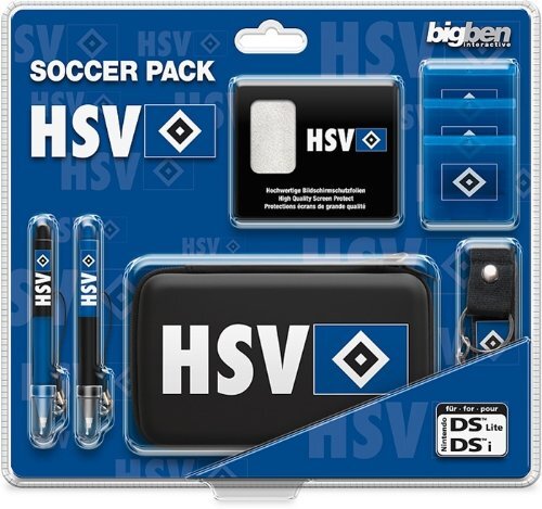 Aclouddate Nintendo DS Lite/DSi – accessoireset Soccer-Pack "Hamburger SV"