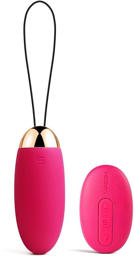 Svakom Elva - Remote Control Vibrerend Ei - Roze