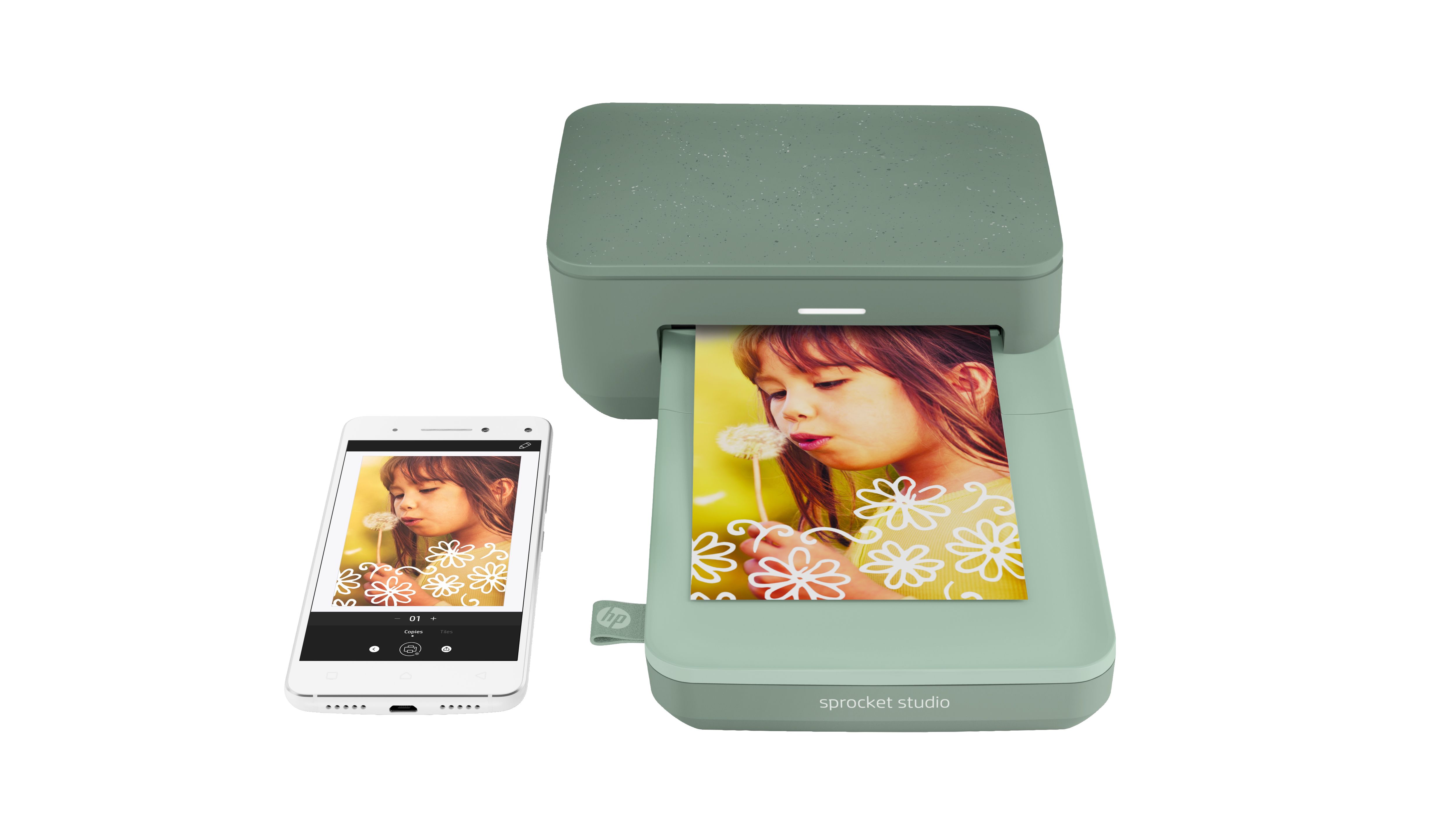 HP Sprocket Studio - Fotoprinter - Snow - Dye-sublimation