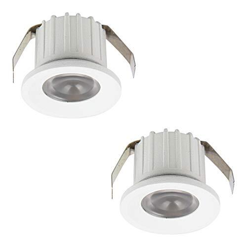 Sigmaled lighting Verpakking met 2 ledlampen, 3 W, dimbaar, 300 lumen, 30 graden stralingshoek, led-lampen, natuurlijk wit, 4000 K, directe stroomvoorziening aan 220/230 V