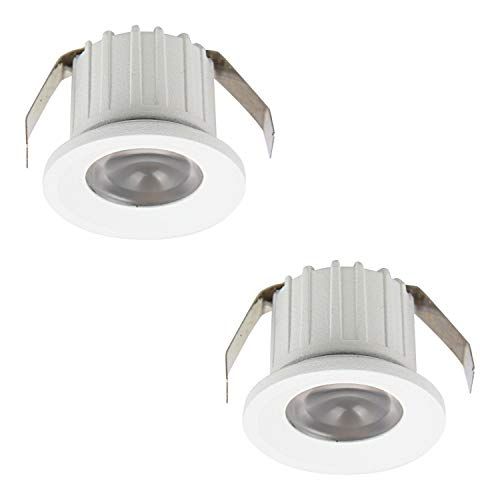 Sigmaled lighting Verpakking met 2 ledlampen, 3 W, dimbaar, 300 lumen, 30 graden stralingshoek, natuurlijk wit, 4000 K