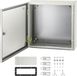 VEVOR Schakelkast Nema IndustriëLe Behuizing 50x50x15cm Nema 4x Stalen Verdeelkast Ip66 Waterdicht en Stofdicht Elektrische Aansluitdoos voor Buiten/Binnen Met Montageplaat