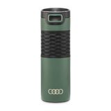 Audi 3292500110 thermosbeker drinkfles isoleerfles ringen logo 500ml groen