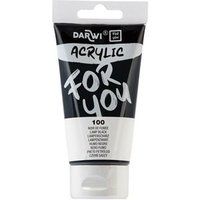 Darwi For You - Smoke Black Acrylic Paint - 75 ml