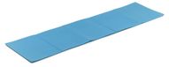 Tapis de yoga pliable - 175 x 50 x 0,8 cm - Bleu clair - Cinq parties