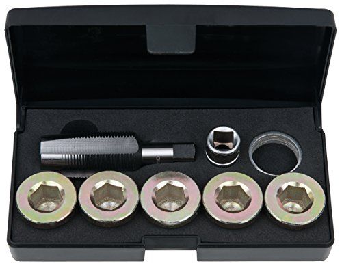 KS Tools 150.4950 Schroefdraadreparatieset voor olieaftappluggen, 12-dlg M24x1,5