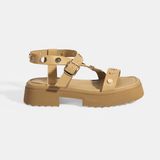 DESA Sandalen Leer Nude Vrouwen 38 EU