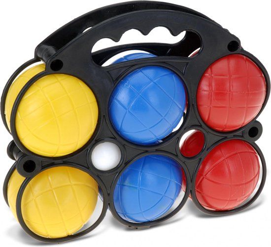 Jeu de boules set | 6-delig (Gekleurd, Draagnet)