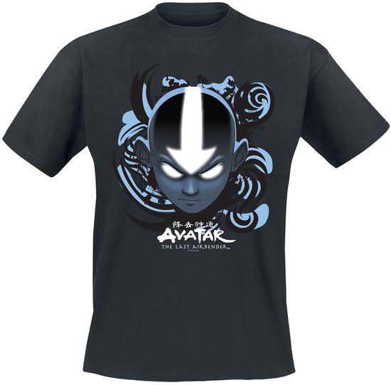 Avatar - Der Herr der Elemente Avatar Head Heren T-shirt - Zwart - XXL