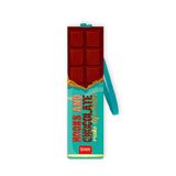 Legami - Bladwijzer met elastiek, FSC-gecertificeerd papier, chocoladethema, houdt Sengo en boek gesloten, 4,7 x 17,5 cm