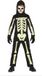 Fiestas Guirca Glow in the dark skelet - Halloween verkleed kostuum - kinderen - zwart - geraamte 110/116