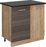 Vicco R-Line Hoekkast – 86 cm, WB Antraciet Edel grijs