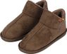 Apollo - Home Boots Dames - Taupe - Imitatiesuède - Fleece - Maat 41/42