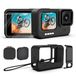 Kuptone Siliconen beschermhoes + displaybeschermfolie voor Gopro Hero 12/11/10/9