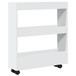 VidaXL Armoire de cuisine et de salle à manger - Bois composite blanc - 60x18x70 cm