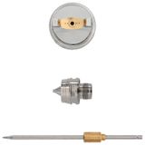 vidaXL HVLP Spuitpistool Mondstuk 1,7 mm zilver
