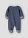 Name it Jumpsuit Sweat Vintage Indigo Gestreept Lange mouw Ronde hals 68