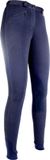 HKM Rijbroek Penny easy softline knievlak donkerblauw/donkerblauw 140