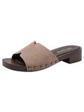 Tamaris Dames 1-27118-46, damespantoffels, taupe, 38 EU