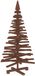 vidaXL Arbre de Noël KOTKA 120 cm Bois de pin massif