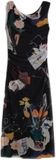Desigual Damesjurk Delaware Zwart Gebloemd Mouwloos XL