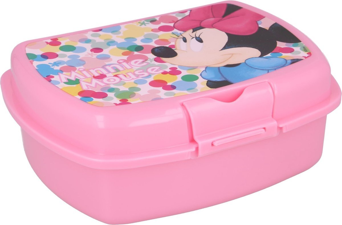 minnie mouse lunchbox roze