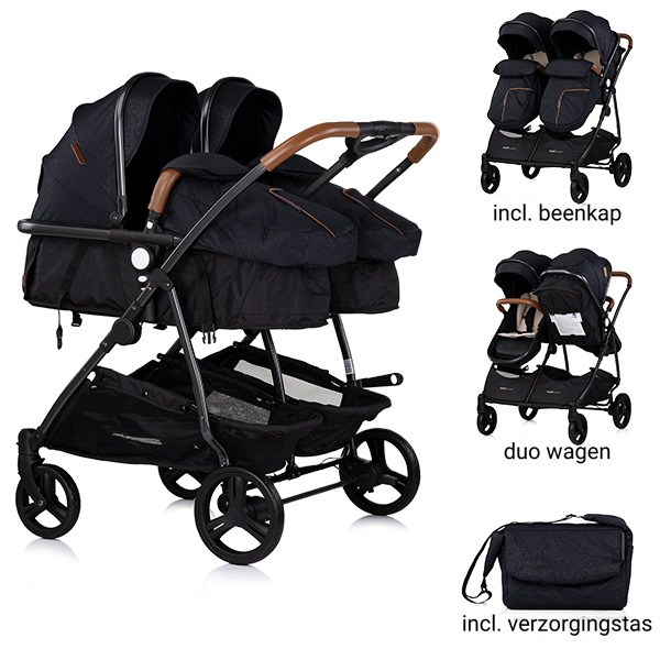 Chipolino Duo Kinderwagen Duo Smart Blackberry