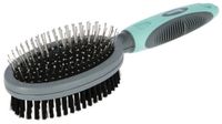 Kerbl Dubbele borstel en borstels ovaal, 24 cm