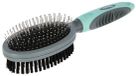 Kerbl Dubbele borstel en borstels ovaal, 24 cm