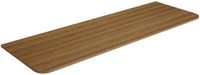Saniclass Terra Topblad - 140x46x2cm - afgeronde hoeken - sandwood (licht eiken)