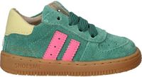Shoesme Groen Pink Sneakers Kinderen Leer Rubber Maat 24